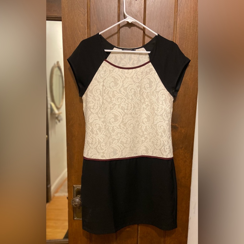COLOR BLOCK mini dress